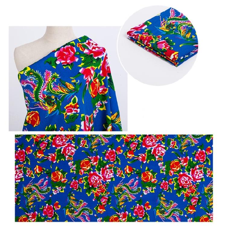 Blumen Baumwollstoff zum Nähen Basteln Heimdekoration 160 cm Breit Nähbaumwollstoff für Bekleidung Accessoires