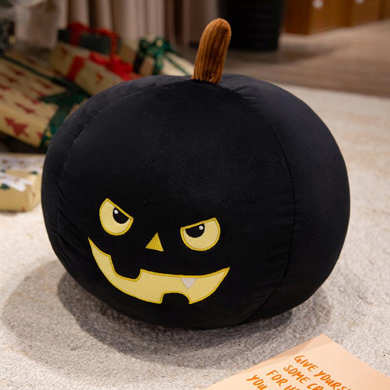 Halloween Pumpkin Ghost Plush Toys Soft Cozy Cartoon Ghost Throw Pillow Back Cushion Funny Halloween Home Decor Kids Gift