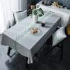 Home Textile Tablecloth Solid Color Jacquard Kitchen Tabletop Fringed Decorative Party Table Cloth