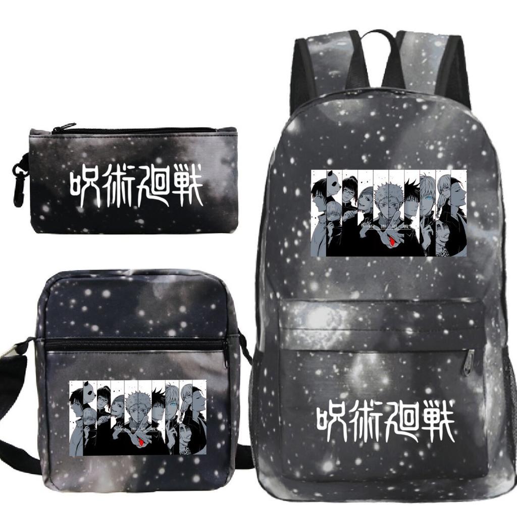 New Animation Peripheral Printing Children's Fashion Backpack Japanese Trend Popular Primary and Secondary School Student Schoolbag Set