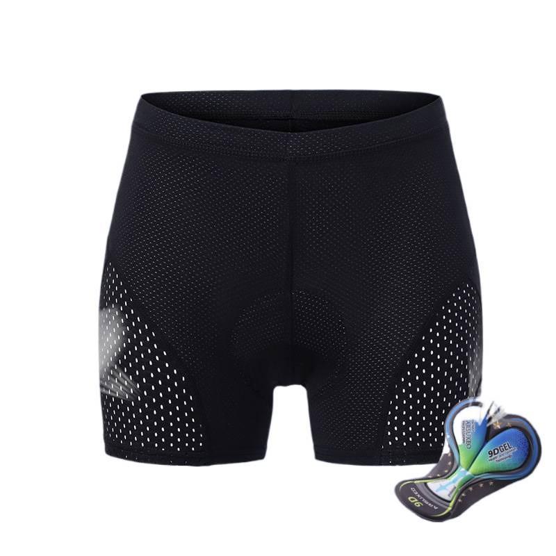 Womens Cycling Shorts With Gel Pad Breathable High-Waist Compression Bike Underwear Road Mountain Riding