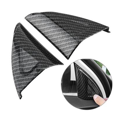 2 teile/satz Carbon Faser Farbe Auto Tür Fenster Abdeckung Trim Dekorative Aufkleber für MG ZS