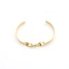 Fashion Versatile Cold Wind Titanium Steel Smooth Twisted Opening Bracelet Women'S Personality C-Shaped Hand Jewelry Does Not Fade