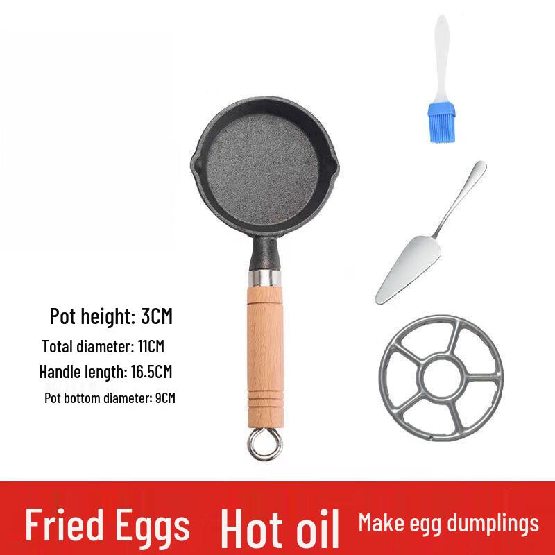 Zhishi Mini Cast Iron Frying Pan