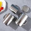 Lion Search 304 Stainless Steel Anti-scald Mug with Lid