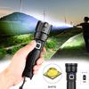 Aluminum Alloy XHP70 Powerful Led Flashlight USB Charging With Charging Display