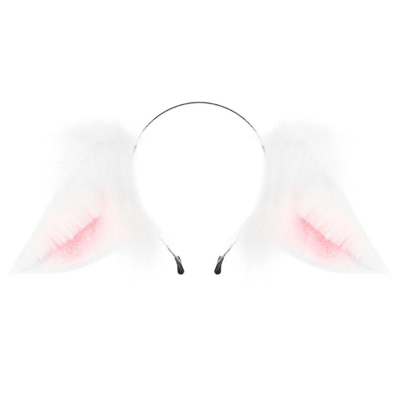 Sexy Foxes Bunny Ear Headband Lolita Cosplay Beast Ears Hair Hoop Anime Cosplay Props Furry Masquerade Party Costume Hairband