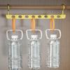 8 Hole Aluminum Alloy Clothes Hanger Space Saving Foldable Pants Hanger Magic Seamless Multiplayer Closet Organizer
