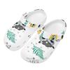 Adult Unisex Allover Printed EVA Clogs Breathable Lightweight Slip On Casual Shoes Soft Sole Summer Sandals Daily Walking