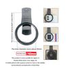 Universal Lens Clip Phone Lens Clip For 37Mm 52Mm Cpl Wide Angle Zoom Fish Eye Macro Filter Lens Clip For Iphone All Smartphones