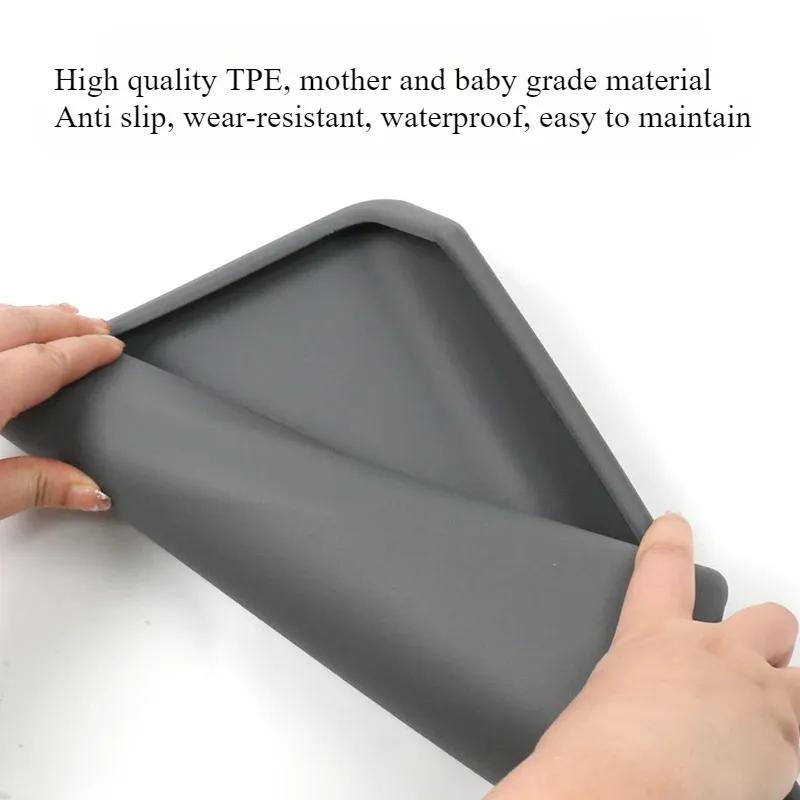 For Tesla Model 3 Model Y Juniper 2025 Central Console Armrest Cover TPE Wear-Resistant Armrest Box Protector Car Accessories