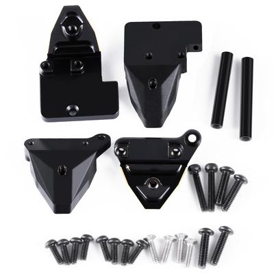 TRZX Brass Front and Rear Shock Mounts Upgrade Parts for Traxxas 1/18 TRX4M K10 F150 RC Crawler Car