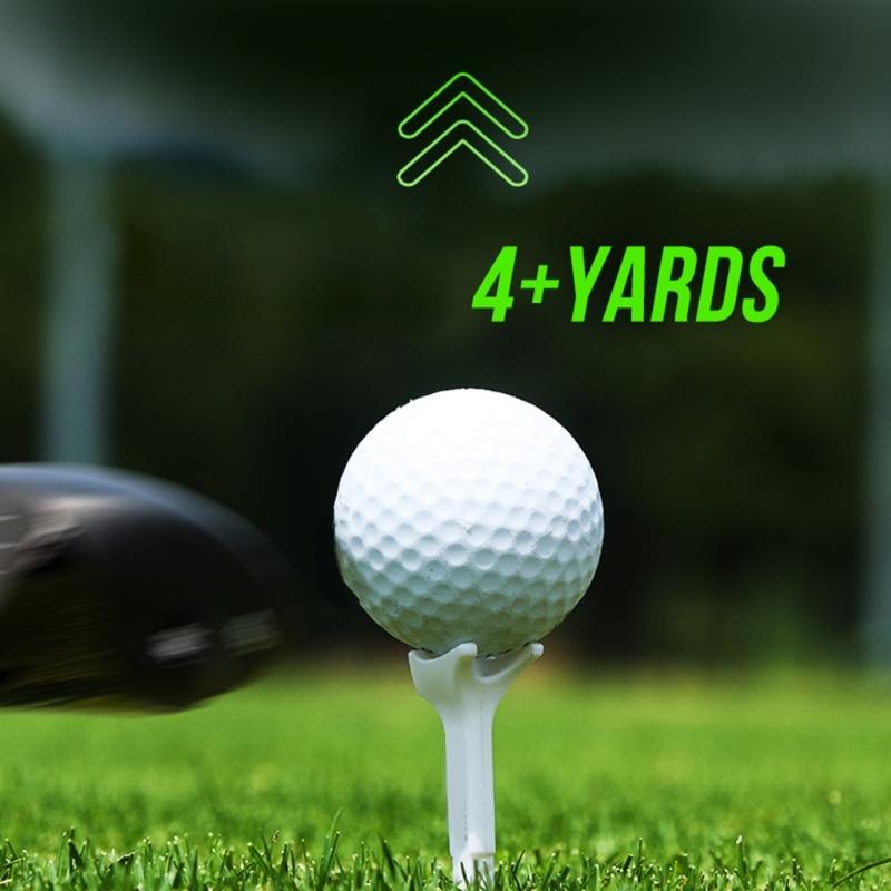 8Pcs Plastic Golfs Tees Replacement 5 Degree 4 Prongs Head Plastic Ball Holder Enduring Long Golfs Tees Easy to Use