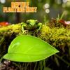 Frog Habitat Leaf Basking Bearded Dragon Basking Platforms with Suction Cups Leopard Gecko Tank Accessories Turtle Tank Decor