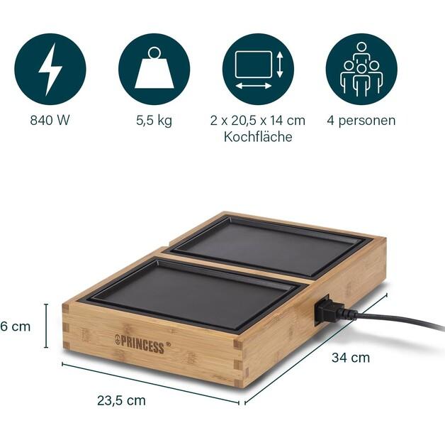 Electric Grill Princess 104040 Dinner4All Pure (01.104040.01.001)