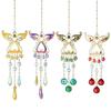 Crystal Wind Chimes Rotating Light Collection Pendant Home Decor Wind Spinner  Door