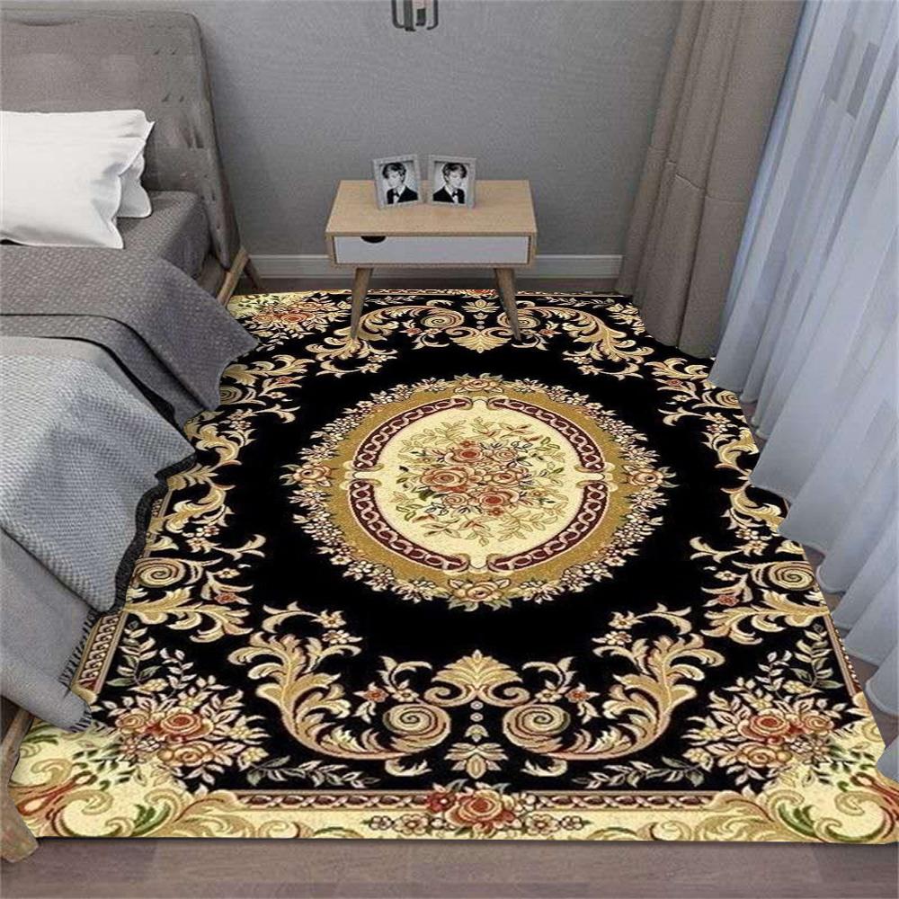 French Carpet Cartoon Living Room Bedroom Kitchen Sofa Table Balcony Rug Non-slip Washable Mat Exquisite Home Ornaments