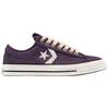 Converse Star Player 76 Suede Comfortable Versatile Low-Top Canvas Shoes Unisex Sneakers Purple White A14585C