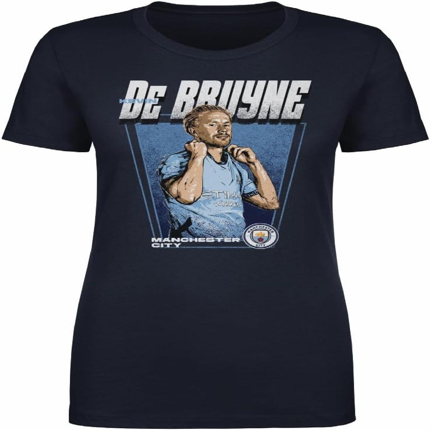 500 LEVEL Kevin De Bruyne Manchester City Women s T-Shirt - Kevin De Bruyne Manchester City Premiere S разноцветный