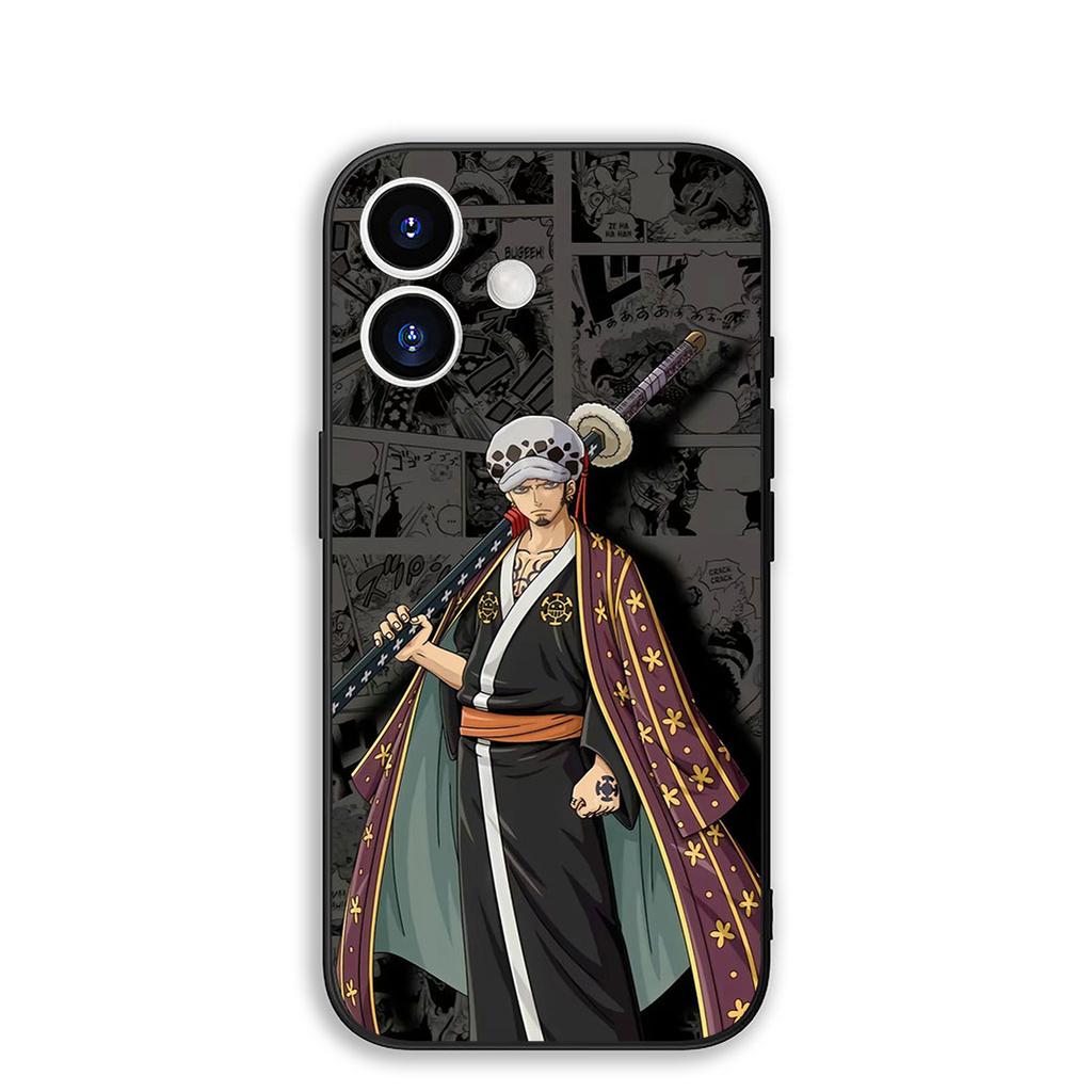 for Motorola Moto G86 G57 G67 G24 G15 G54 Power G13 G14 G34 G35 G45 G53 G55 G75 G72 Case One Pieces Luffy Trafalgar D Water Law