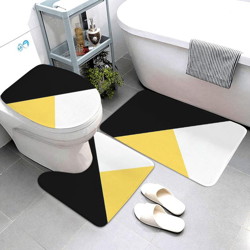 Anti-slip Bath Mat Bathroom Small Rug Shower Mat Nordic Foot Mat Entrance Door Kitchen Mat Balcony Room Mat Bathtub Toilet Rug