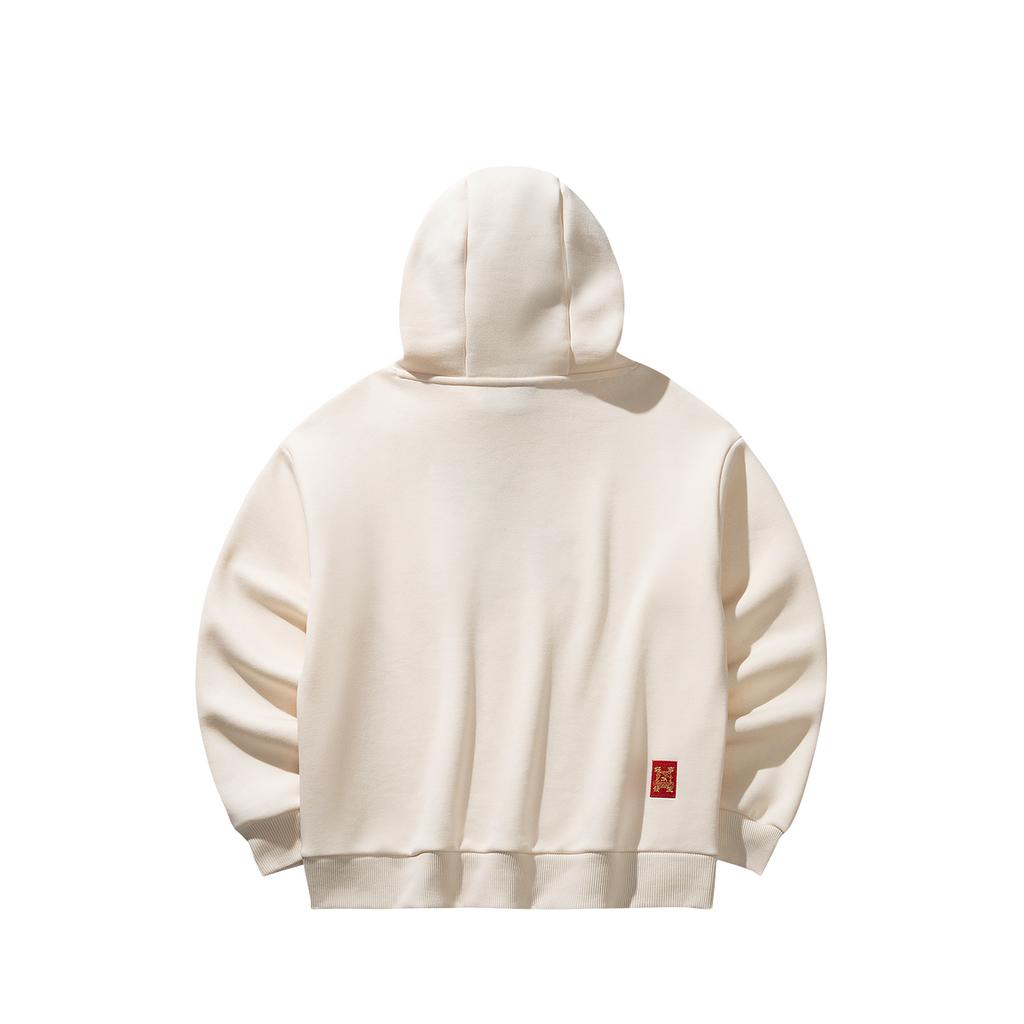Anta Gute Dinge passieren Lässige Mode Trendig Vielseitig Campus Pendeln Bequem Locker Fleece Warm Kapuzenpullover Damen Kapuzenpullover 162618706N-1