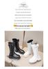 Girls' Bow Back High Boots - Classic Spring/Autumn Princess Shoes
