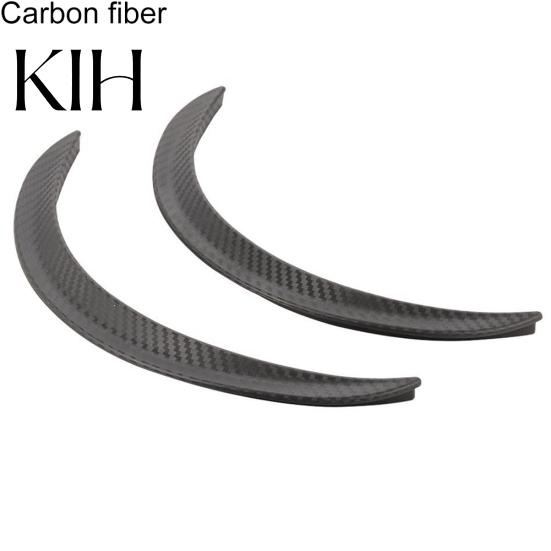 2 Stück Universal-Carbonfaser-Rad-Augenbrauenstreifen, Bogenverkleidung, Kotflügelverbreiterungsschutz