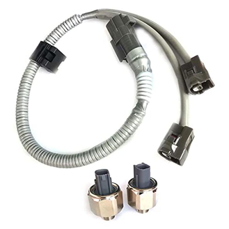 2 Ignition Knock Detonation Sensor 1 Set Harness Wiring Compatible with ES300 GS300 IS300 SC300 RX300 Compatible with Avalon Ce
