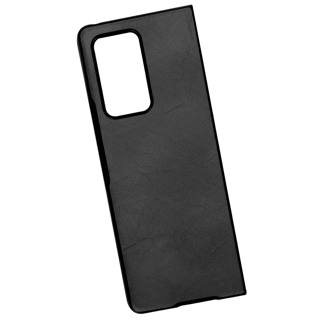 Lederhülle für Samsung Galaxy Z Fold 2 Handy Sturzsichere SchutzhülleSchwarz