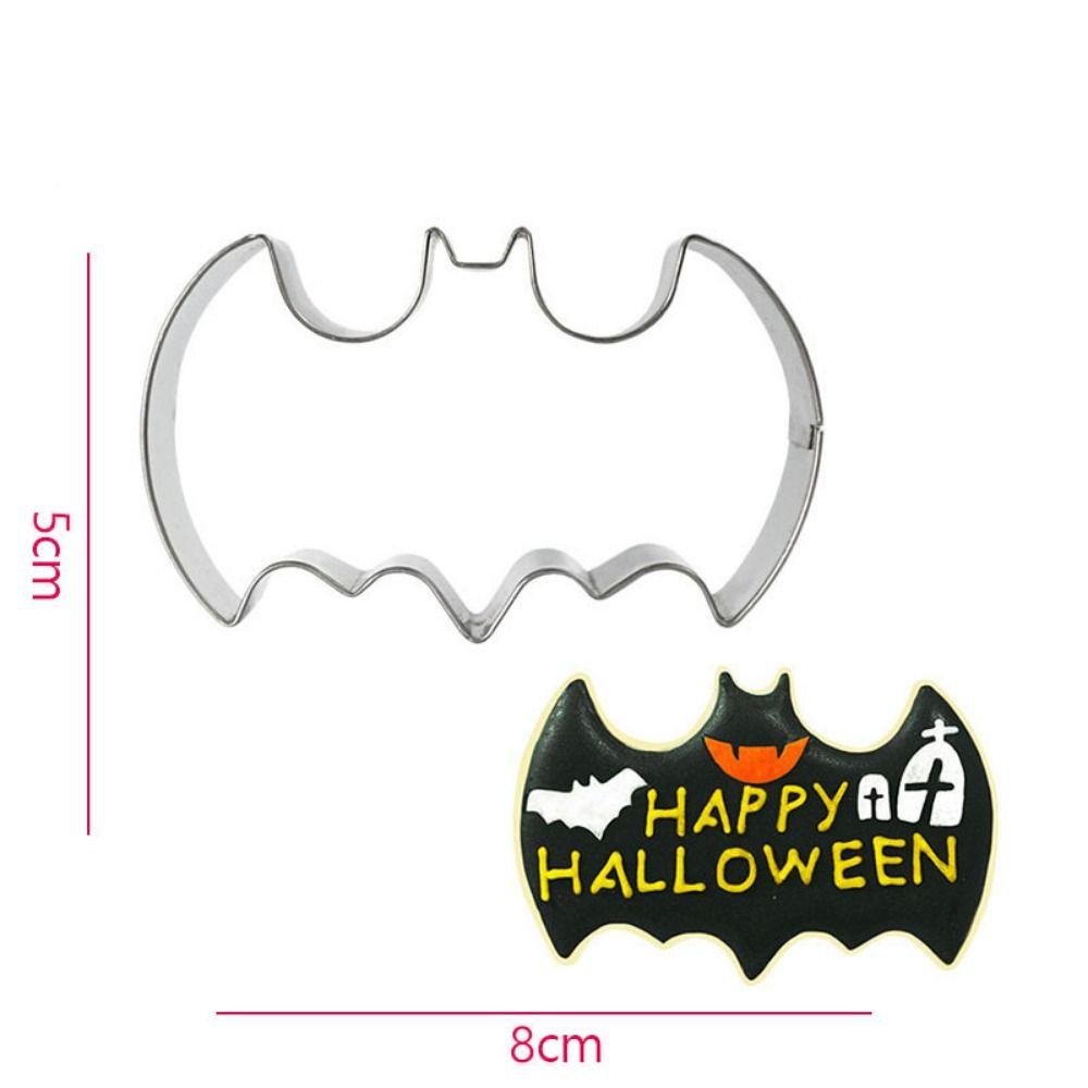 DIY Baking Halloween Cookie Mold 3D Biscuit Mold Ghost Bat Baking Molds  Party Supplies