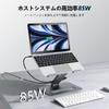 WAVLINK Aluminum Adjustable Laptop Stand with 9-in-1 USB-C Docking Station, Ergonomic Portable Folding and Heightening Mount for MacBook and Windows