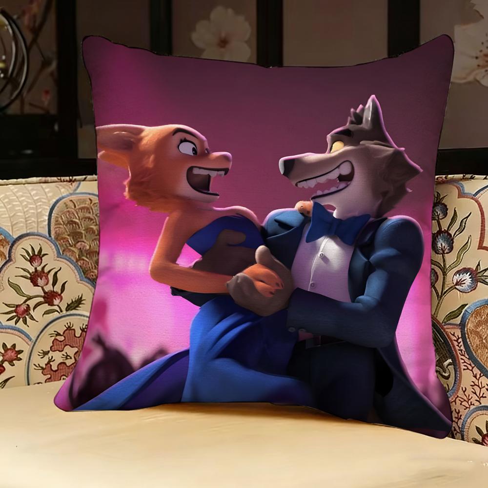 The B-bad Guys Moive Pillow Case Pillowcase, Double-sided Printed, Sofa Cushion, Bedroom Headboard Pillow