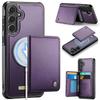 For Samsung Galaxy S24 FE Magnetic Case CASEME ME80 Series Leather PC TPU Phone Cover with Detachable Wallet