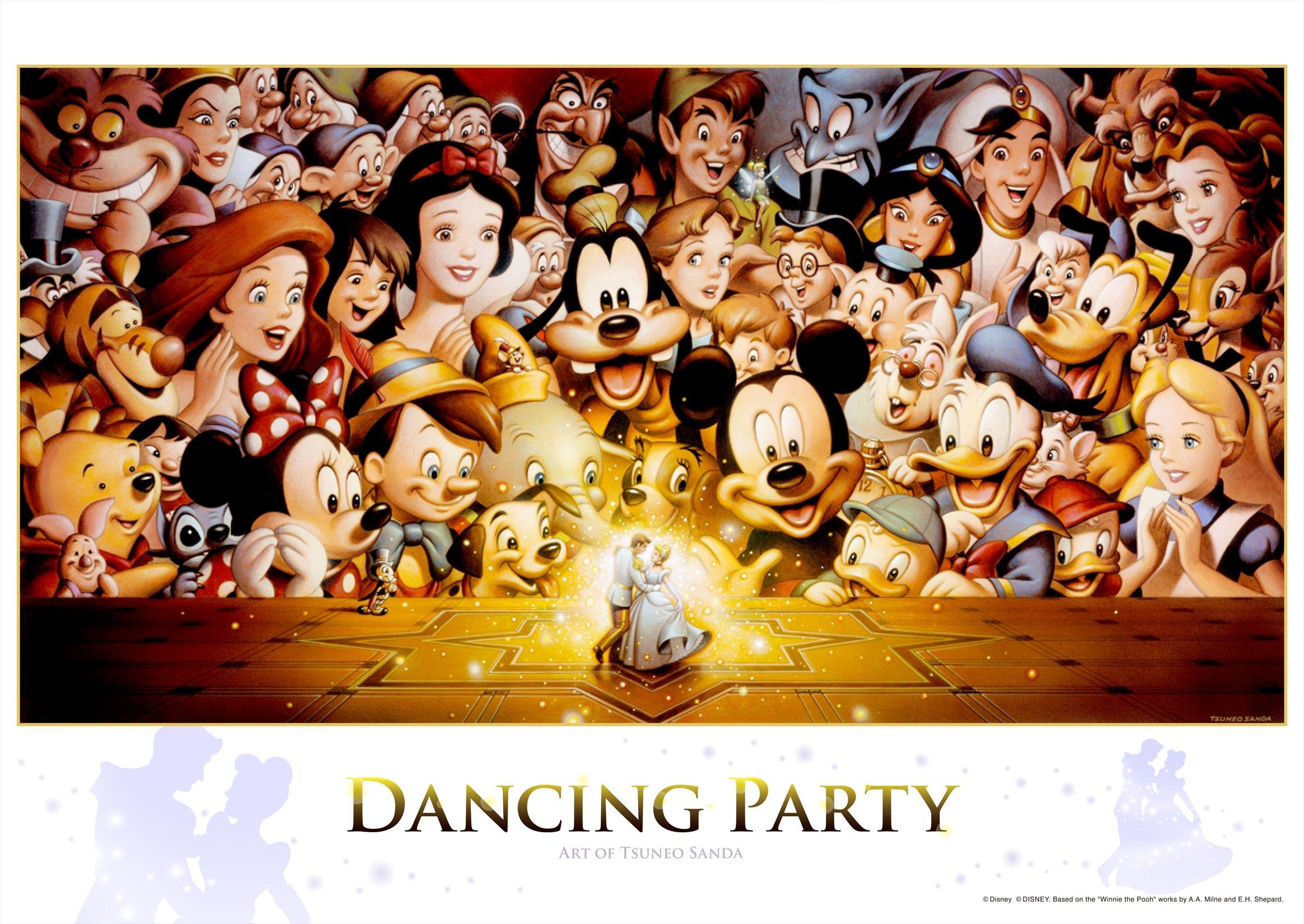 

Tenyo in 300 Piece Jigsaw Puzzle Disney Dancing Party Comes with glue and spatula Service card included [Made Japan] (30.5x43cm) D-300-284