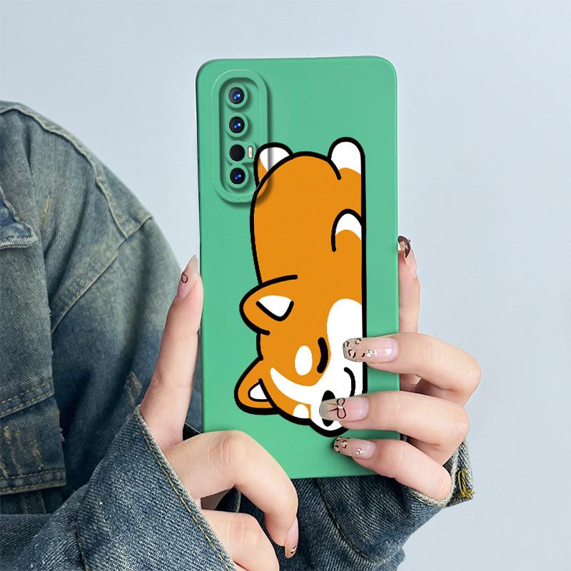 For OPPO Find X2 Neo / Reno3 Pro 5G Phone Case Cover CPH2009 Silicone Sweet Painted Cartoon Funda Lovely Printed Coque Casing