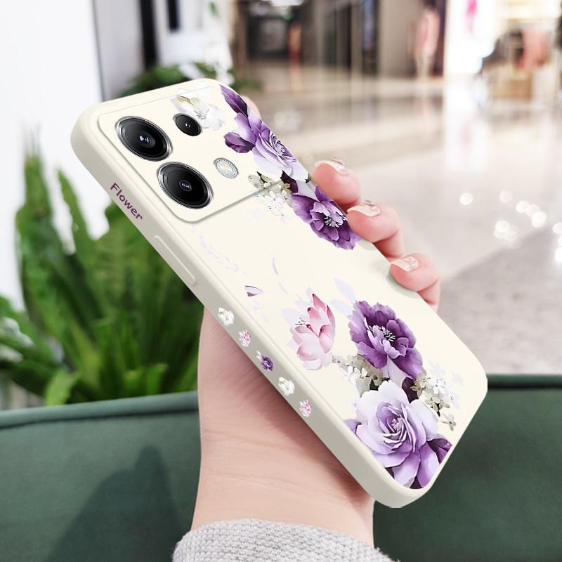 Beautiful Peony Phone Case For Xiaomi Poco F8 F7 X7 X6 F6 M6 M5 M5S F5 X5 F4 X4 M4 F3 M3 X3 Pro 4G 5G GT Silicone Cover
