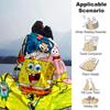 Spongebob Friends Adventure Flannel Blanket Super Soft Warm Cozy Blanket For Sofa Bed Office Travel Allseason Home Decor Gift