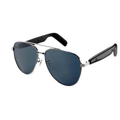 SG13PRO Cross-Border New Model Life Waterproof for E-Sports Low Latency Sunglasses Music Headphones Silver Metal Smart