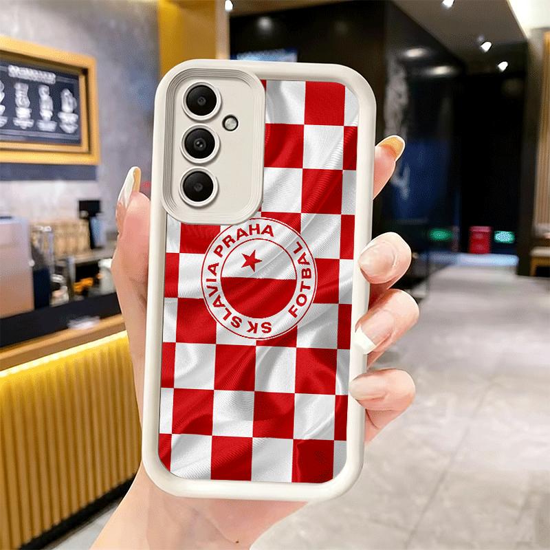 Phone Case for Samsung Galaxy A17 A16 A15 A14 A13 Sk Slavia Praha Czech Republic A56 A36 A26 A55 A35 A25 A54 A34 A24 A53 A33 A23