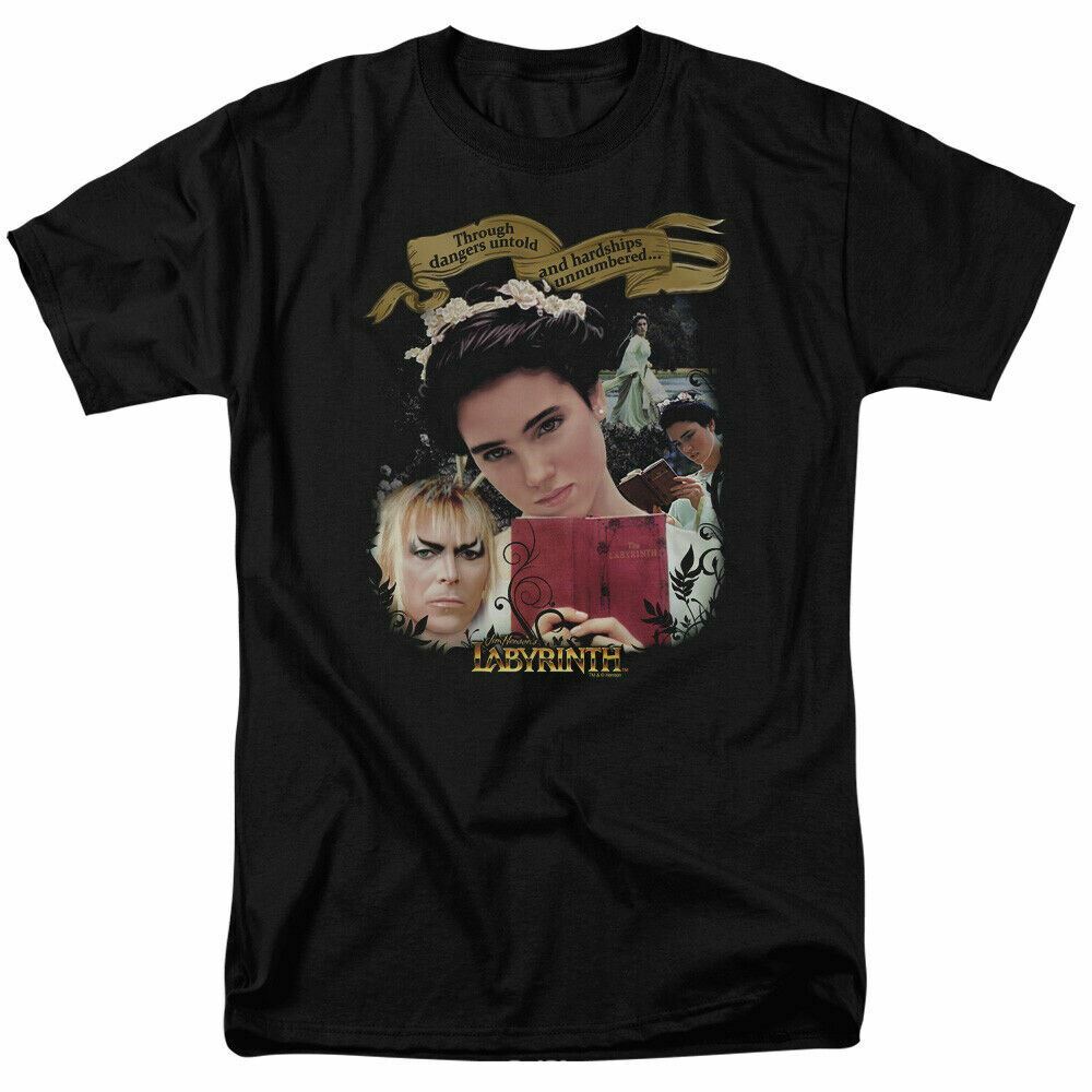 26 Labyrinth Dangers Untold T Shirt Mens Licensed Movie Tee Jareth Sarah Black Unisex T-Shirt M