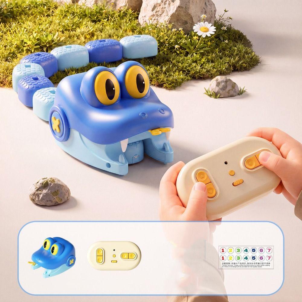 Magnetic Remote Control Car Rechargeable Magnetic RC Car Gluttonous Snake Car Toy Battle Car Toy