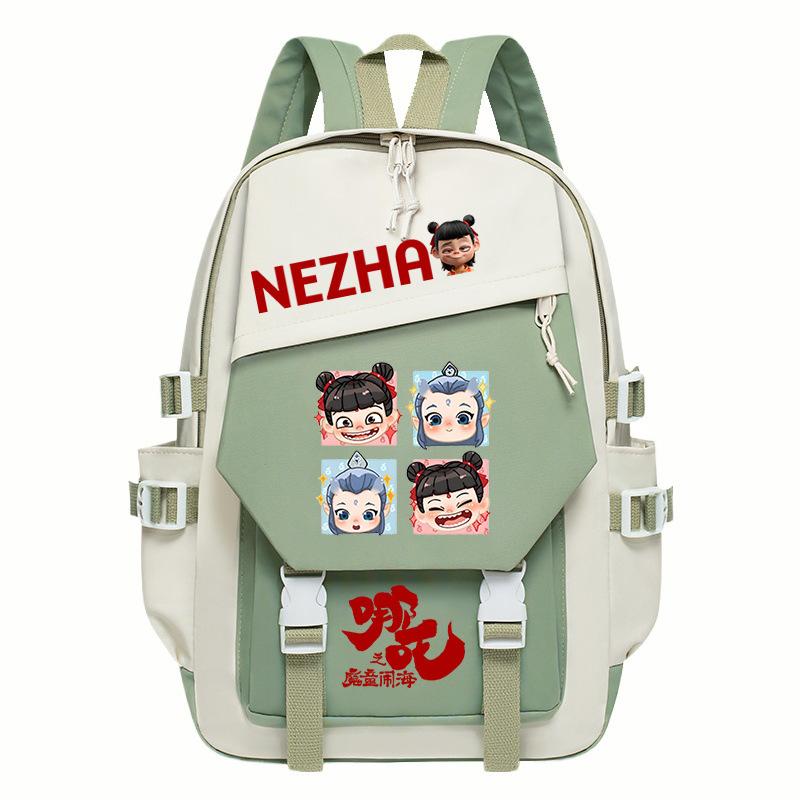 Nezha's Devil's Child Haohai School Bag Primary School Students Large Capacity Backpack Children's School Backpack Trend Fashion