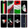 Italy Flag Phone Case For Xiaomi Poco X5 X6 X7 Pro F7 Ultra M7 Redmi 15C 15 13C 13 12C 12 10 10C 10A 9 9C 9T 9A Cover Poco X3 X5