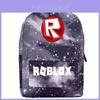Roblox Muster Schulrucksack mit Sternenhintergrund und großem Fassungsvermögen für Schüler