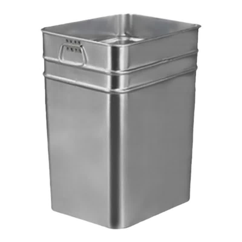 Yuzhuxun Outdoor Galvanized Rectangular Trash Can