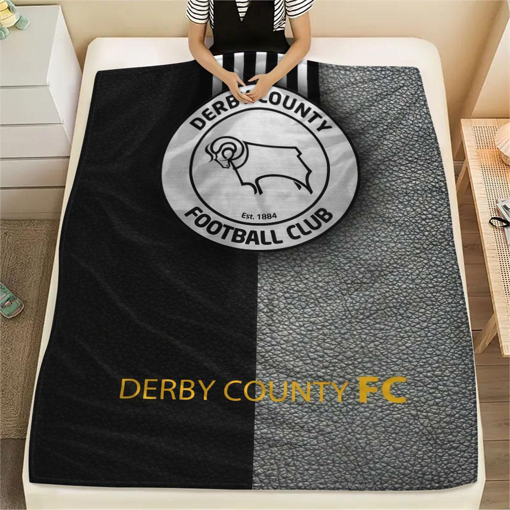 Derby County Poster Decke, Hohe Qualität, Bequem für Alle Jahreszeiten, Heimdekoration, Wärme und Komfort