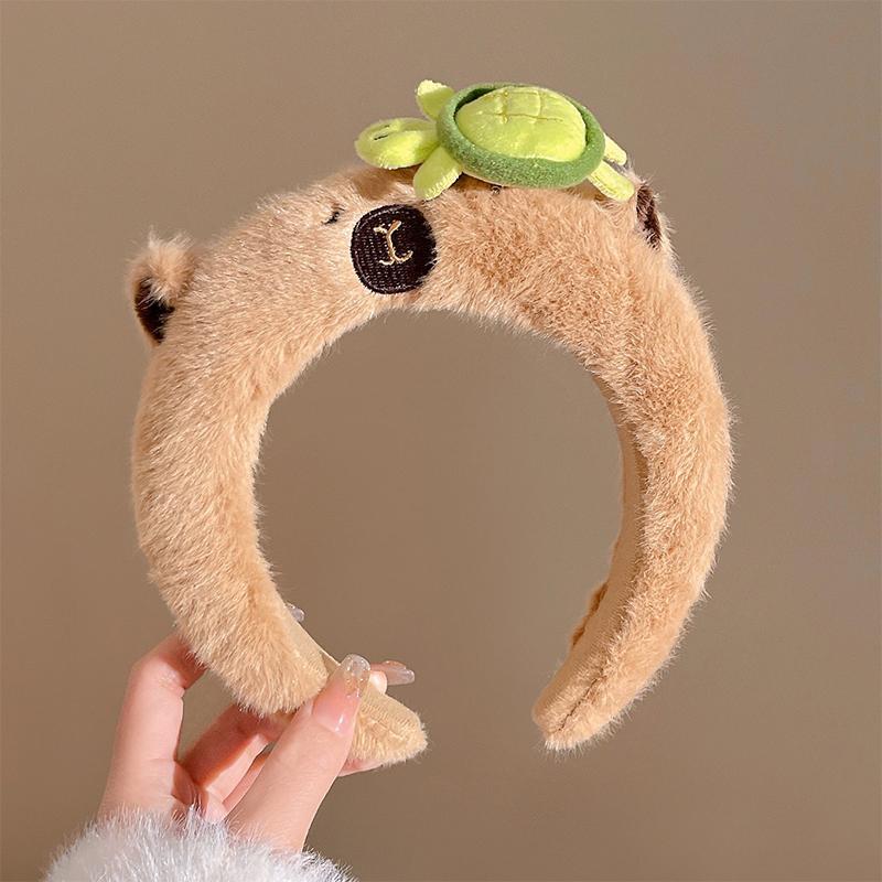 Trendy Headband Cute Creative Hairbands Cartoon Capybara Hair Bands For Women Girls Fashionable Versatile Head Hoop Gifts