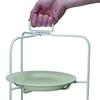 CASUAL PRODUCT Bistro-Plattenständer, 2-stöckig, Weiß, 18-24cm Durchmesser, Platzsparend, Faltbar, Nachmittagstee-Ständer, Unzerbrechlich