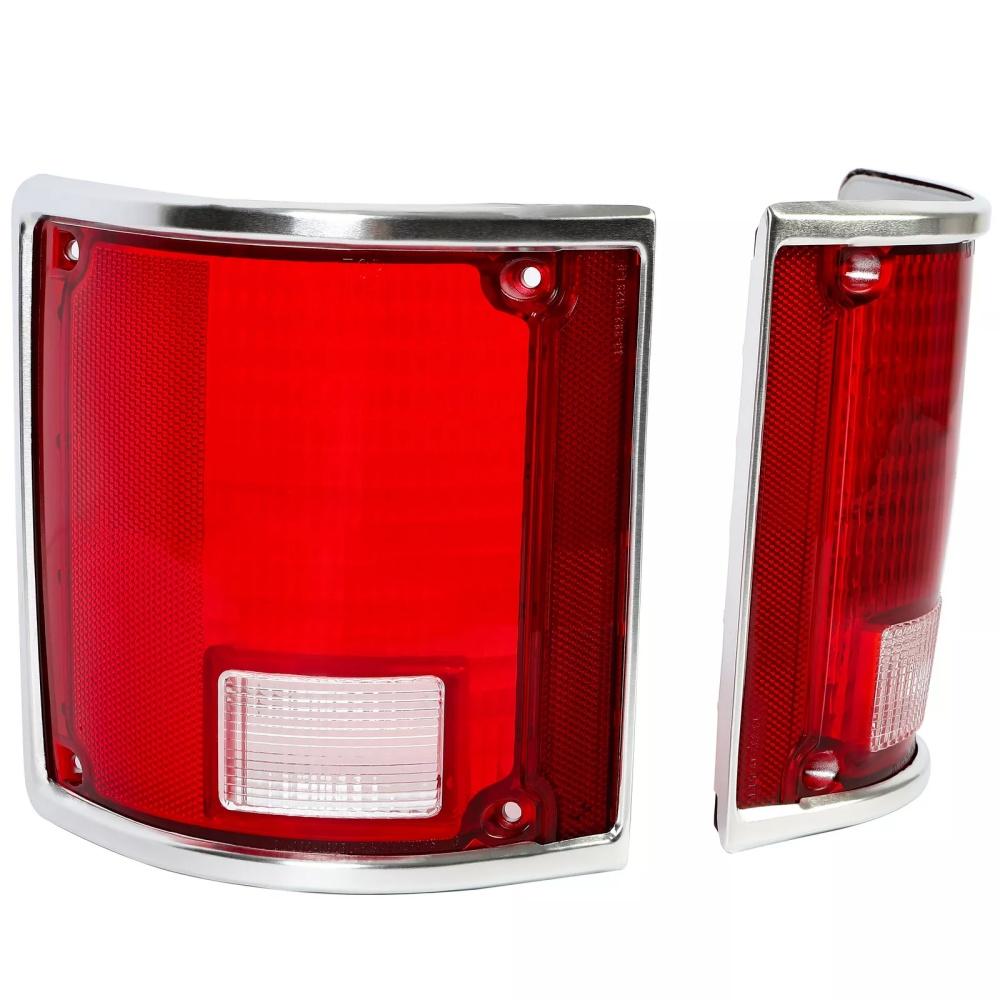 2x Tail Light Lamp Lens For Chevrolet C10 C20 C30 K10 Suburban Blazer 1973-1991